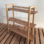 お洒落に見せる収納☆オープンシェルフ☆男前家具☆