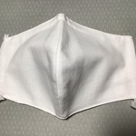 立体布マスク用　白(フィルターポケット付)