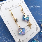 宇宙/月と星・遥か/ピアス/ノンホールピアス