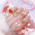 Berrypink♡量産型ジュエリーリング♡4個セット♡