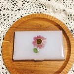 marguerite名刺入れ /ドライフラワー レジン