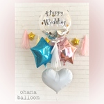 スター&ハート バルーン電報