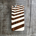 ジオメトリック ダーク ウッド iPhoneケース[iPhone6s, 6s Plus, 6, 6 Plus,5/5s, 5C, 4/4s]★トライバル boho　ボーホー ボヘミアン ジオメトリー