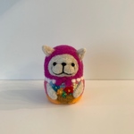 [受注製作] フレンチブルドッグ  マトリョーシカ　羊毛フェルト