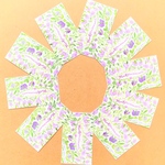 🍀ラベンダーに包まれて…/ラベンダーのメッセージカード/サンキューカード/ミニカード/10枚入り1セット🍀
