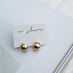 w slur＊シルバー925 ゴールドミニフープ ピアス