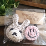 うさぎさん&にこちゃんset・ヘアゴム