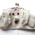 プードルちゃんのクラッチバッグ