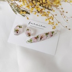 【特別価格】おうちお花見さくら咲く♡さくら鉱石とヘアクリップのセット♡