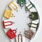 Ｒレッド：ミニチュアトートバッグ＊カラフル系