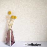 【新作】　mimibaton ステンドグラス♡小さな一輪挿し