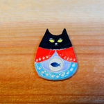 ネコリョーシカ（黒猫赤ずきん）