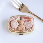 クマチョコとモカアイスクリームのピルケース
