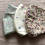 小花柄コットン　立体マスク　キット　3枚セット