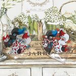 妖狐と青・赤彼岸花アクリルキーホルダー
