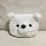 ふわもこシロクマさんポーチʕ•ᴥ•ʔ