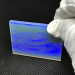 人工オパール　お試し用端材 5gパック　オーロラシリーズホワイト(クリア)【青斑】＊ランダム発送