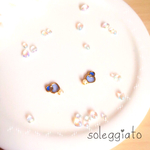 【再販4】小さなシャボン玉ピアス