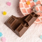 食品サンプル　チョコレートハーフ　キーホルダー