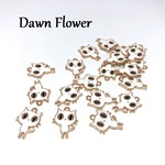 【B-2487】20pcs　ネコ　ねこ　19×12mm　ホワイト　チャーム
