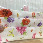 🌸花柄チェック🌸マスク