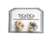 crystal stone ピアス