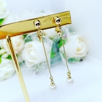 パールが揺れる🌸イヤリング／ピアス