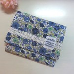 移動ポケット*リバティ風花柄*水玉*ポケットティッシュケース*007