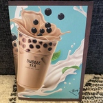 おすそ分けファイル　BOOK型　タピオカミルクティー