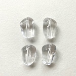 【6個】クリアぷっくり変形アクリル パーツ