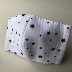 ⭐︎再販⭐︎ ダブルガーゼ　3枚重ね　星　立体　マスク　キット　大人　ゴム付　通すだけ