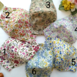 キット。洗えて、繰り返し使えるマスク。マスクゴムつき！気持ちが上がる花柄