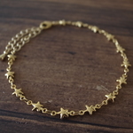 【made in france】 star chain bracelet