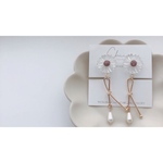 no.18：Flower ribbon / フラワーアクセサリー お花 レジン ピアス  Chiiis