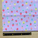 《送料込み》＊ ダブルガーゼ ＊かわいい🍓いちご柄＊55×25☆