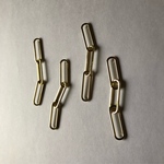 3連オーバルメタルチャーム
