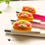 ミニチュア ハムたまごサンド　シャープペンシル　ミニチュアパン   ミニチュアフード 