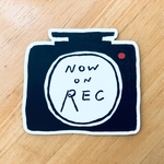 NOW ON REC ドライブレコーダーマグネットステッカー