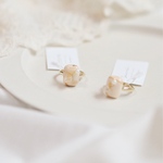 beige marble ring