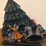 クリスマスツリーのポプリ入れ