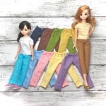 リカちゃん服　カラーチノパン　ブライス　プーリップ
