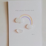 rainbow　 シーグラスアート