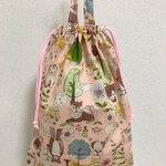 ☆new☆持ち手つき巾着　約36×30