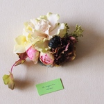 autumn-winter corsage＆head dress　No4：コサージュ＆髪飾り