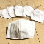 再販35☆レース柄の洗える立体マスクキット　大人用　ゴム付