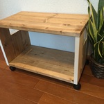 low　shelf 　mini 50 キャスター付き：サイドテーブル