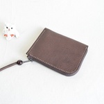姫路産のヌメ革のL字ファスナー財布　L101
