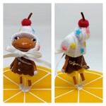 プリンアラモード　ゴールドスプーン