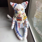 ソックモンキー　☆ ソックキャット   ☆ やんちゃぼうずの白猫くん