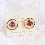 レトロローズ[gold]　pierce/earring